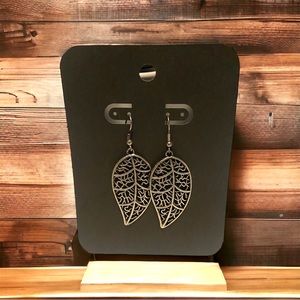 Silver dangle earrings